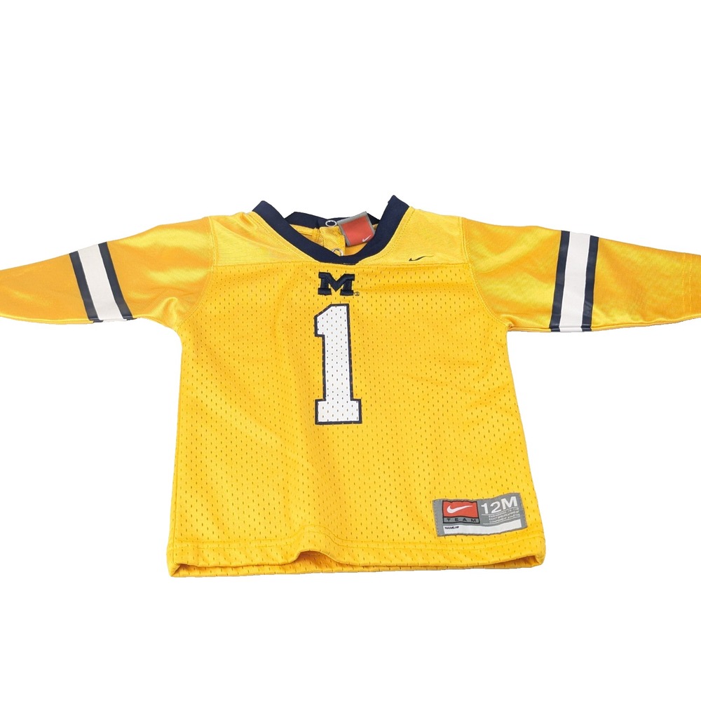 Michigan Wolverines‎ Nike Team Toddler Football Jersey Size 12M